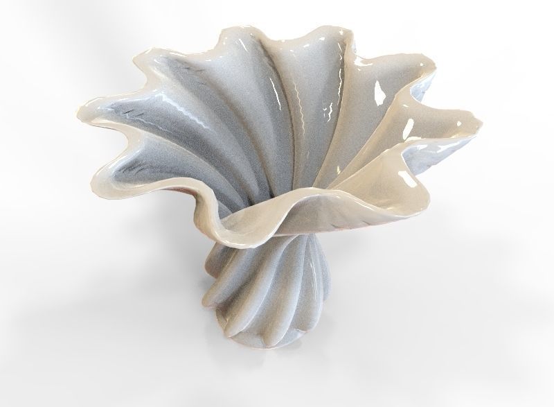 Vase 02 Low-poly 3D model_3