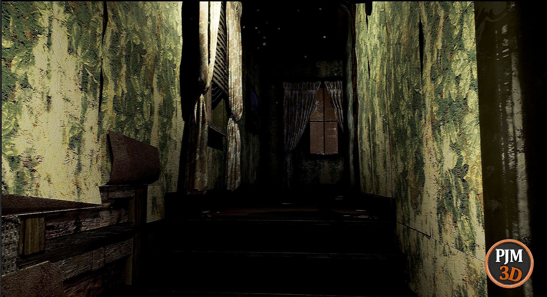 UE4 UE5 Abandoned wooden house modular V02Pro Updated 009 Low-poly 3D model_24