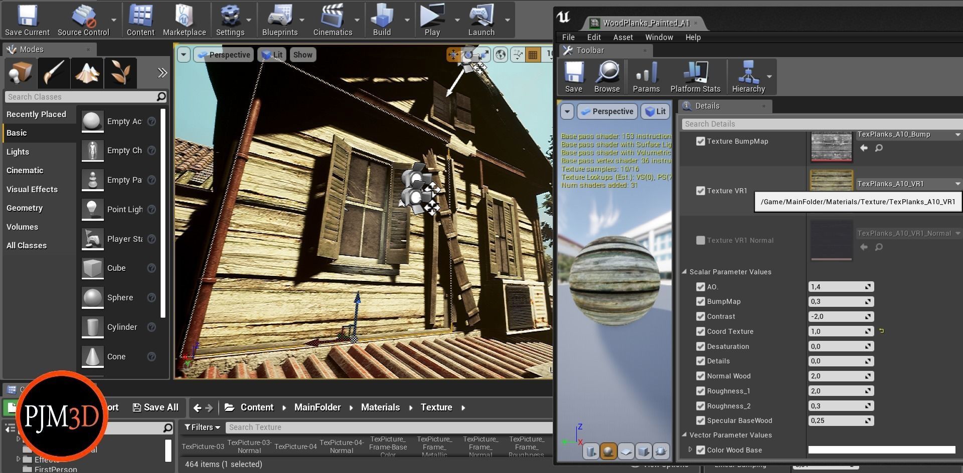 UE4 UE5 Abandoned wooden house modular V02Pro Updated 009 Low-poly 3D model_51