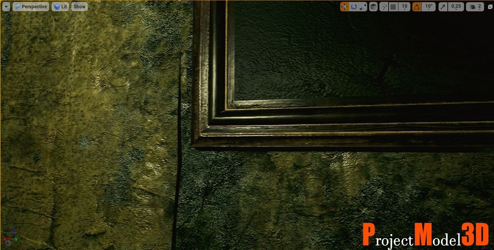 UE4 UE5 Abandoned wooden house modular V02Pro Updated 009 Low-poly 3D model_34