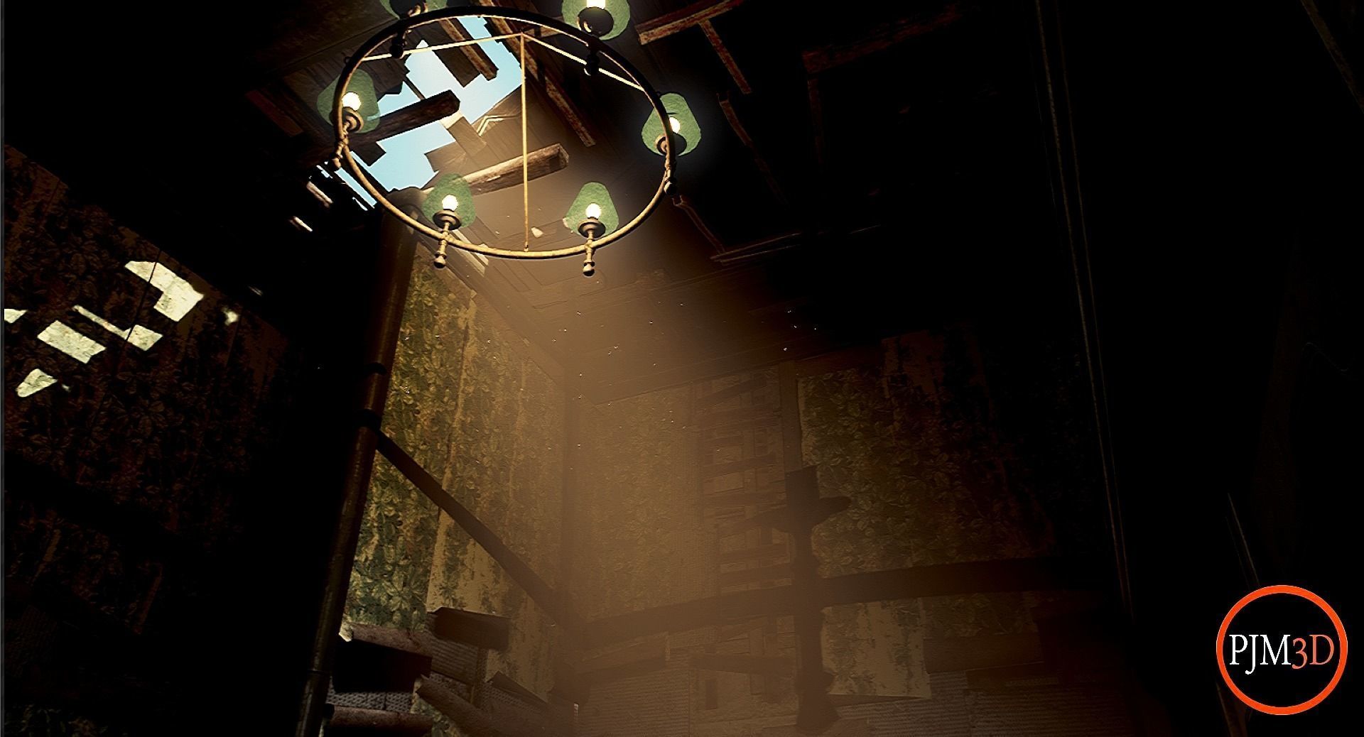 UE4 UE5 Abandoned wooden house modular V02Pro Updated 009 Low-poly 3D model_13