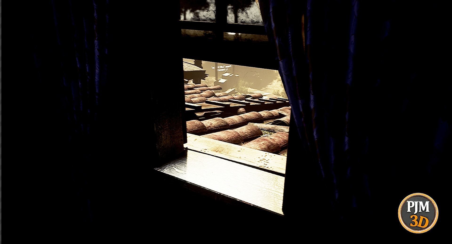 UE4 UE5 Abandoned wooden house modular V02Pro Updated 009 Low-poly 3D model_30