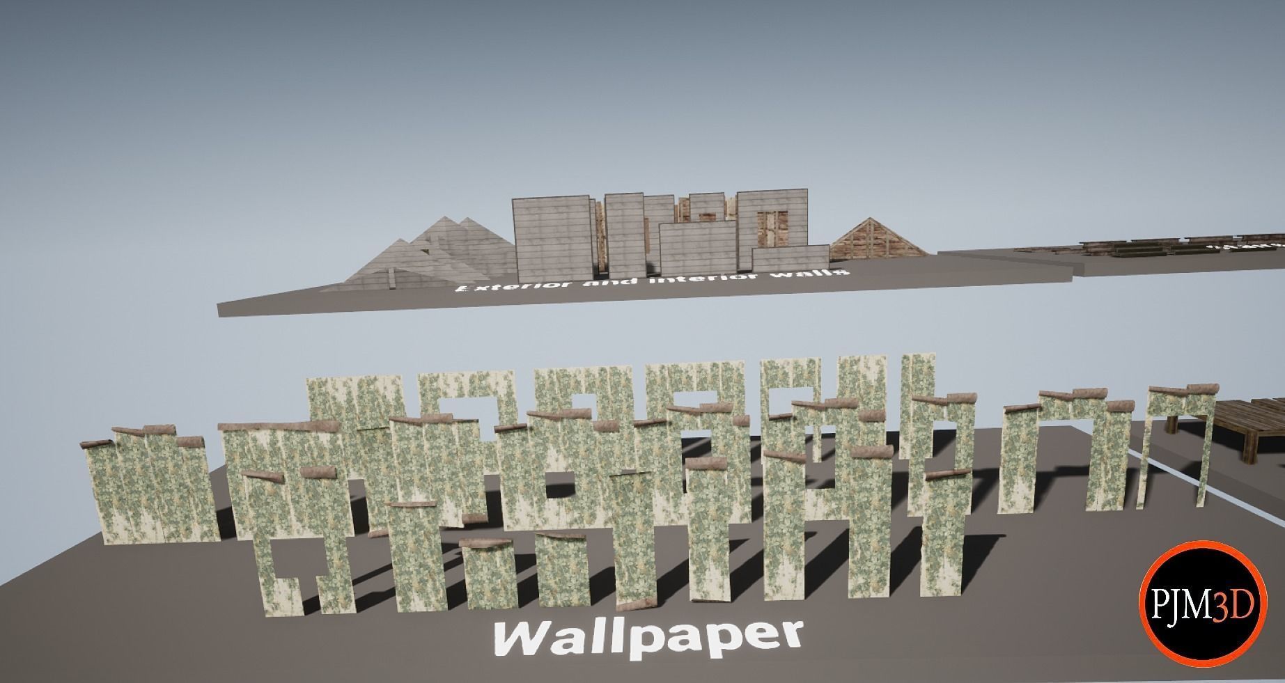 UE4 UE5 Abandoned wooden house modular V02Pro Updated 009 Low-poly 3D model_39