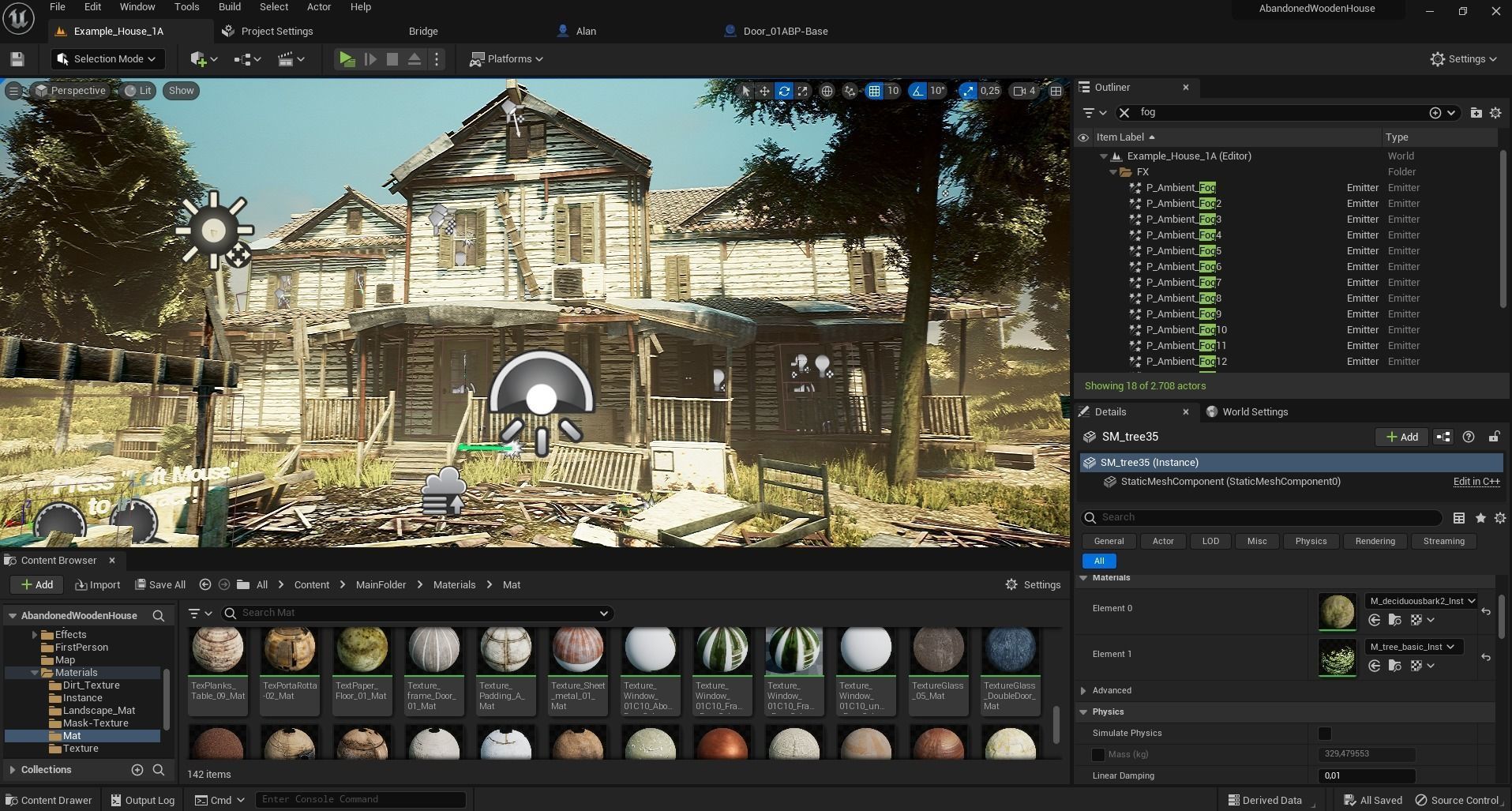 UE4 UE5 Abandoned wooden house modular V02Pro Updated 009 Low-poly 3D model_55