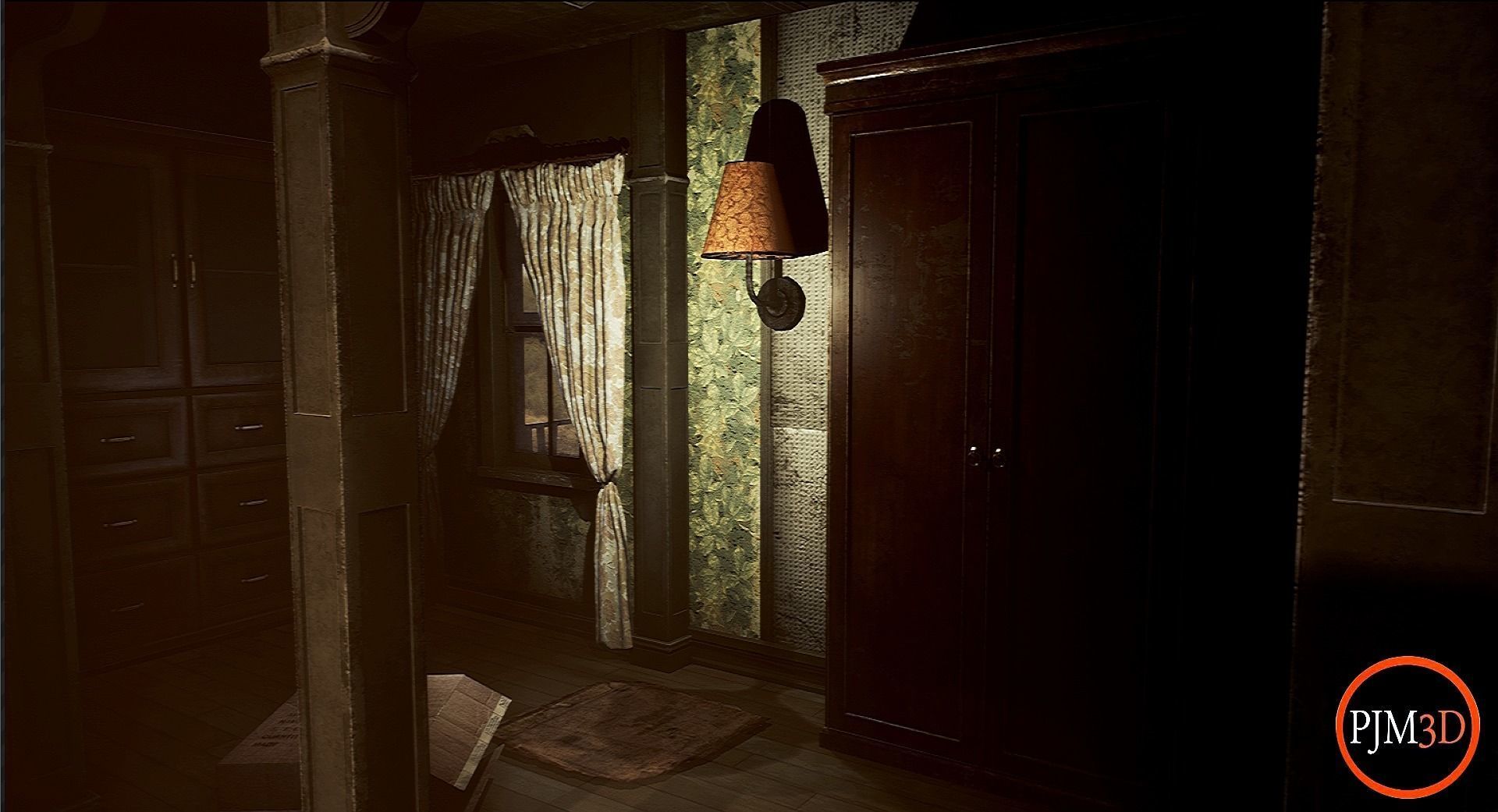 UE4 UE5 Abandoned wooden house modular V02Pro Updated 009 Low-poly 3D model_15