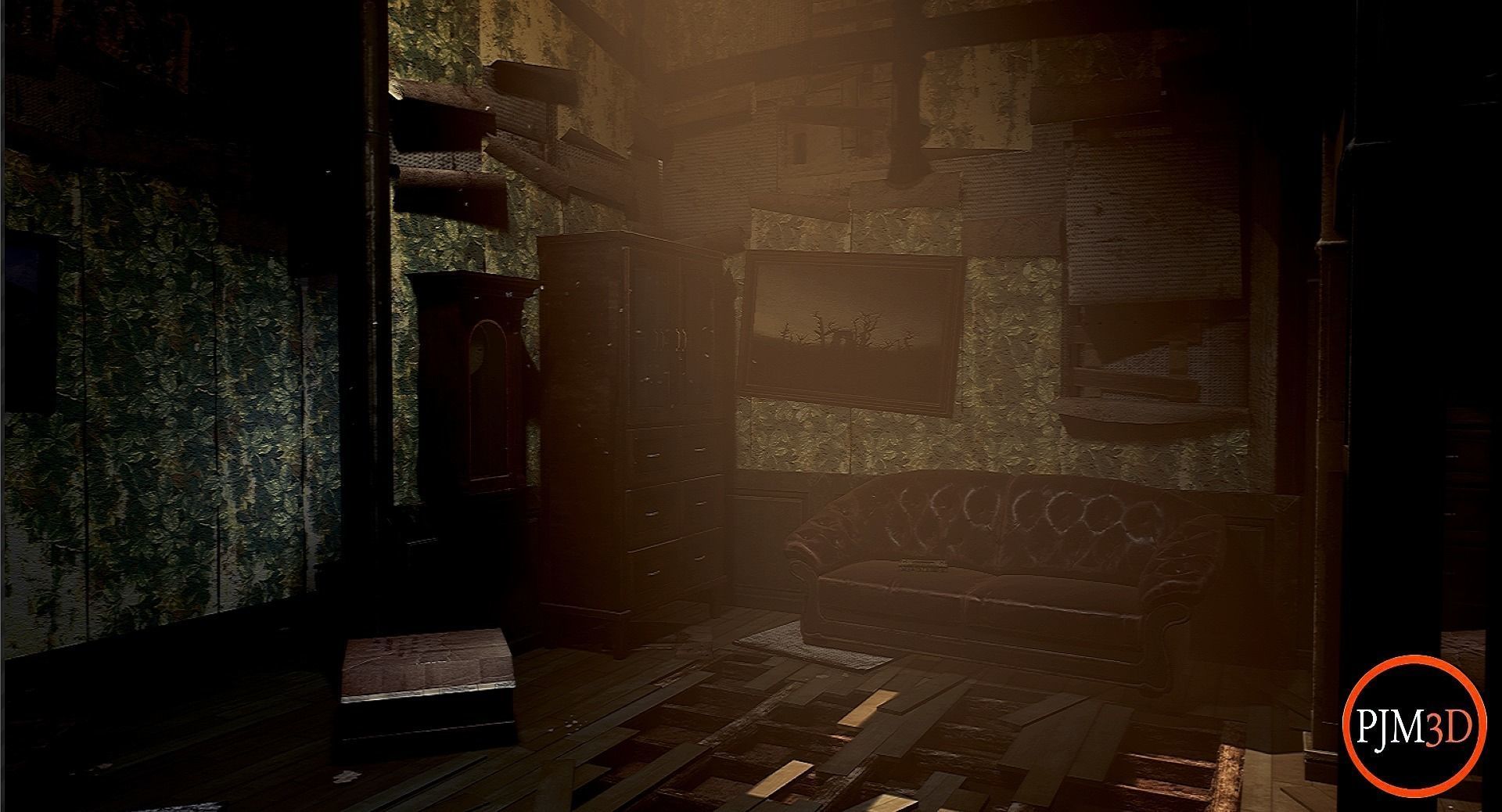 UE4 UE5 Abandoned wooden house modular V02Pro Updated 009 Low-poly 3D model_17