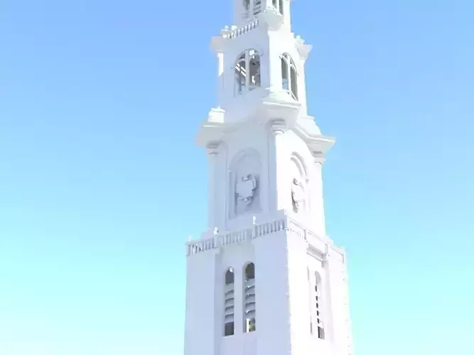 Westertoren Amsterdam 3D model Westertoren Amsterdam 3D model