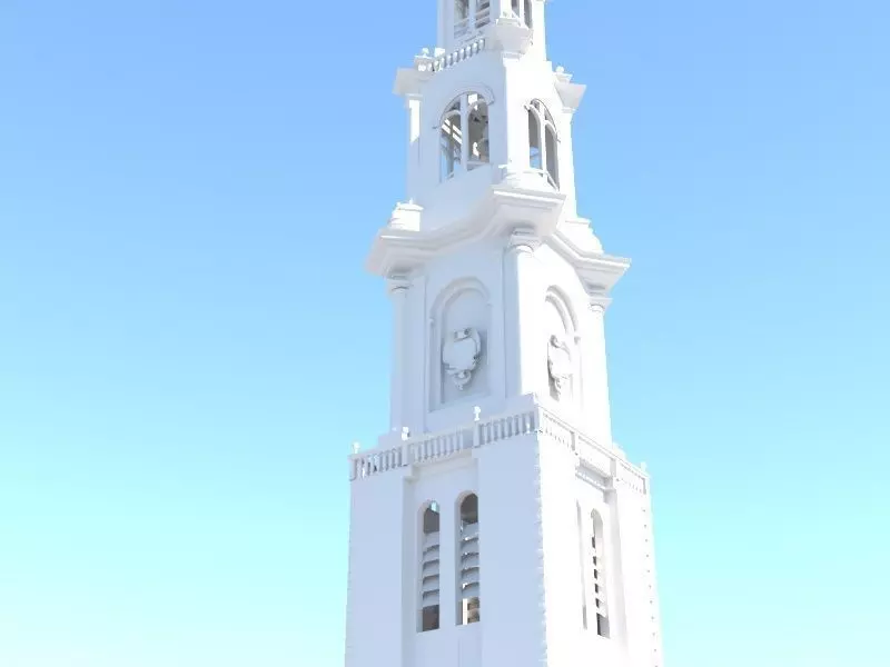 Westertoren Amsterdam 3D model_0