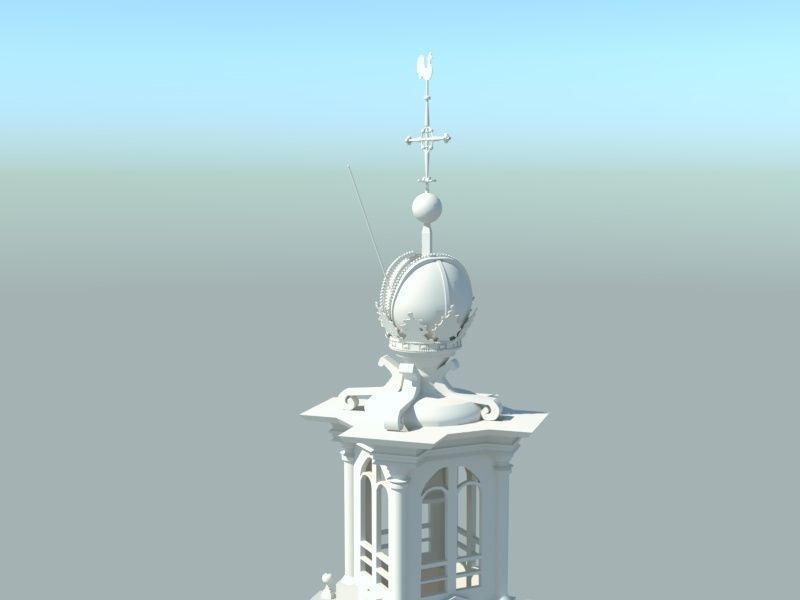 Westertoren Amsterdam 3D model_5