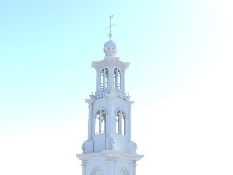Westertoren Amsterdam 3D model_3