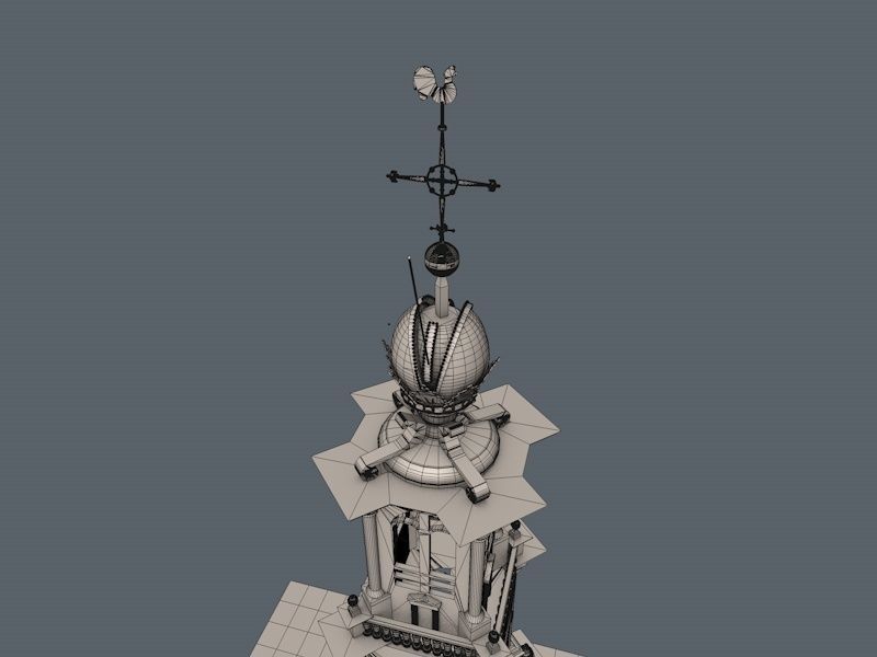 Westertoren Amsterdam 3D model_9