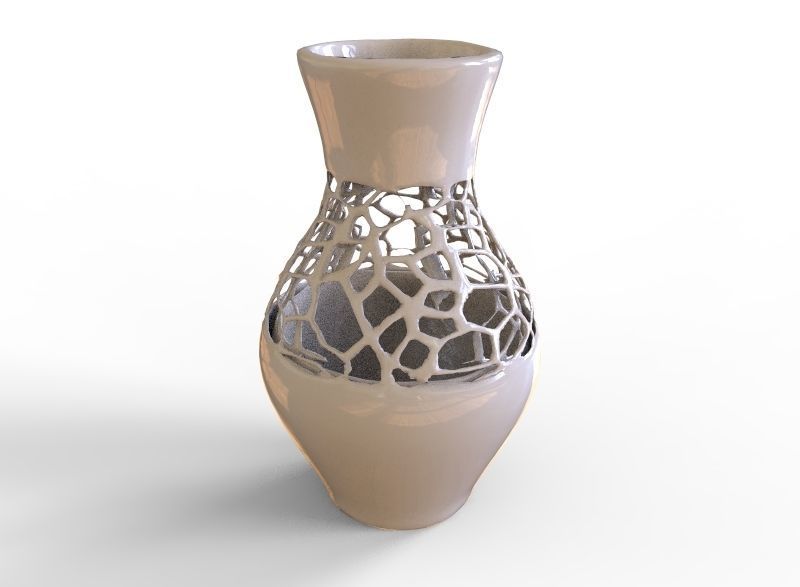 Vase 03 Low-poly 3D model_1