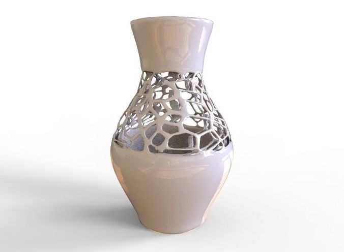 Vase 03 Low-poly 3D model