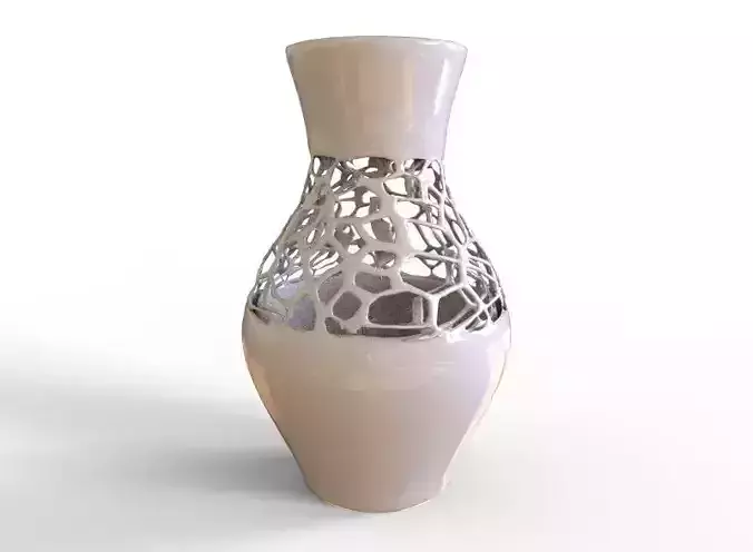 Vase 03 Low-poly 3D model