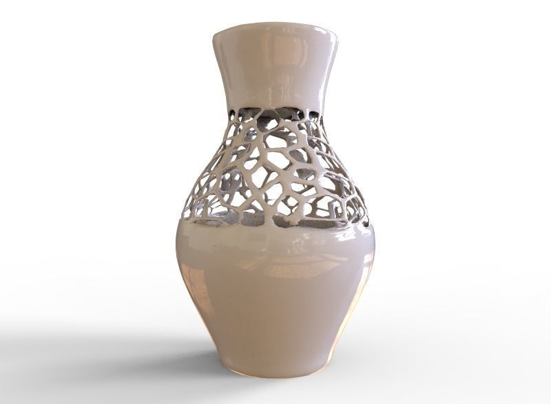 Vase 03 Low-poly 3D model_2
