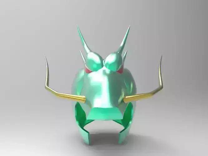 Dragon Shiryu Saint Seiya Helmet 3D print model