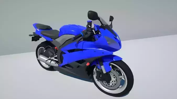 Yamaha R6 3D model