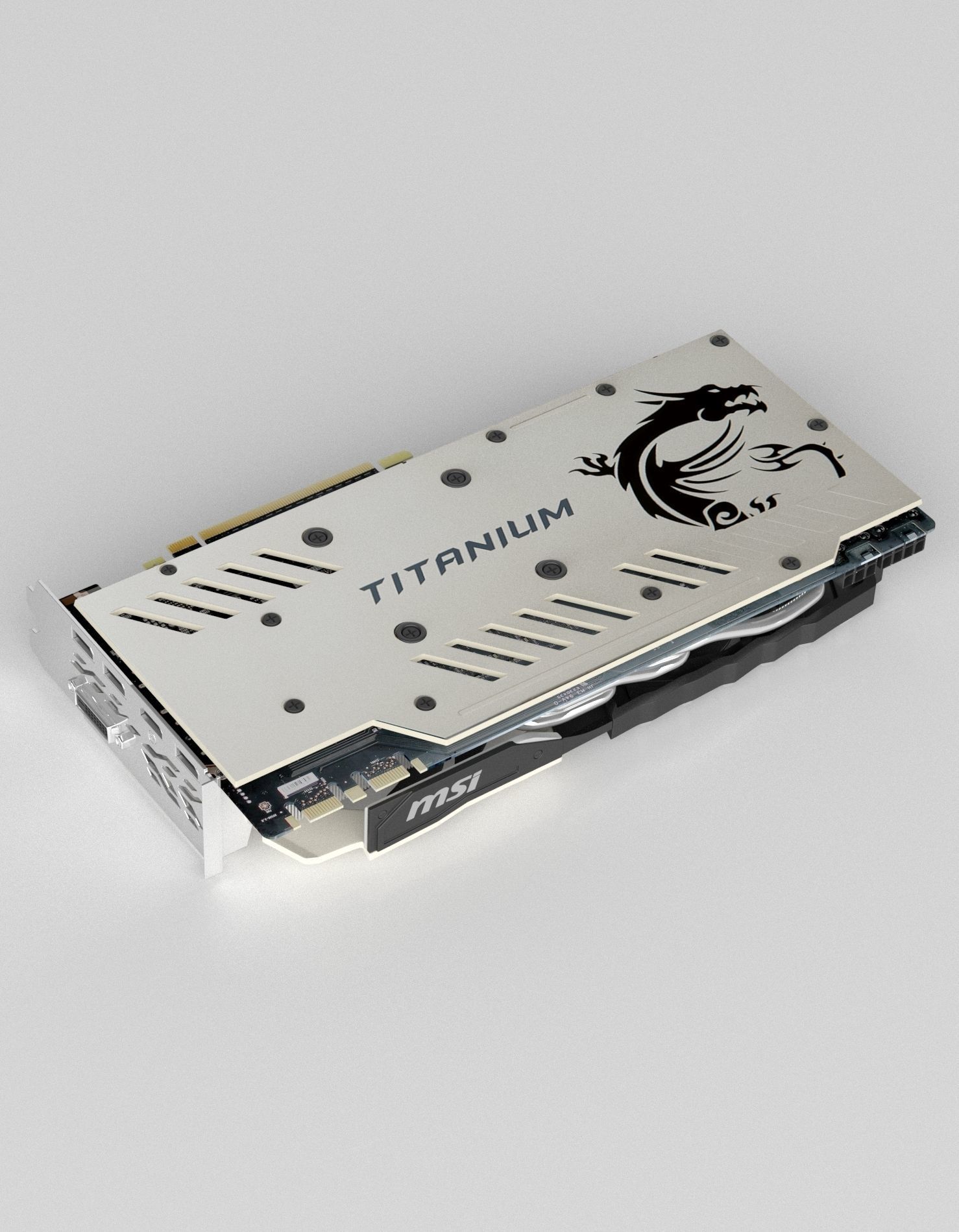 NZXT H700 i PC desktop  3D model_10