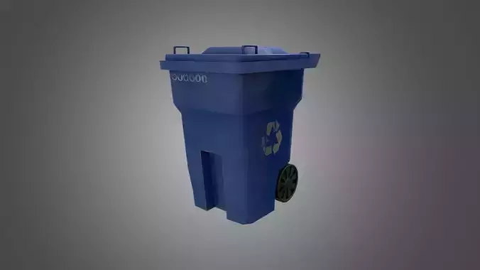 Recycle Bin - 4K PBR Game Ready 