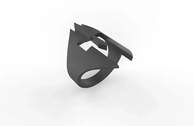 R-7  Ring Skull  helmet 3D   print model 3D print model
