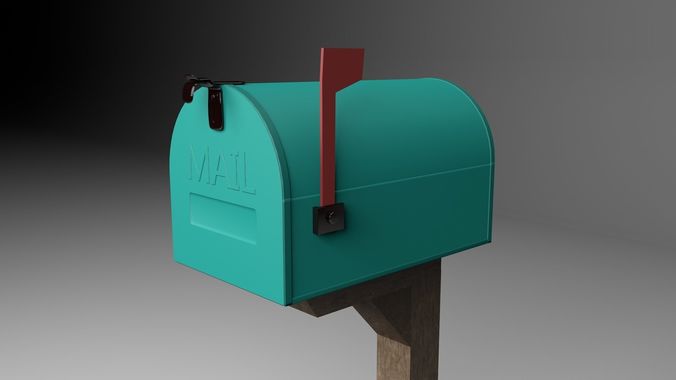 Letter Box 3D model
