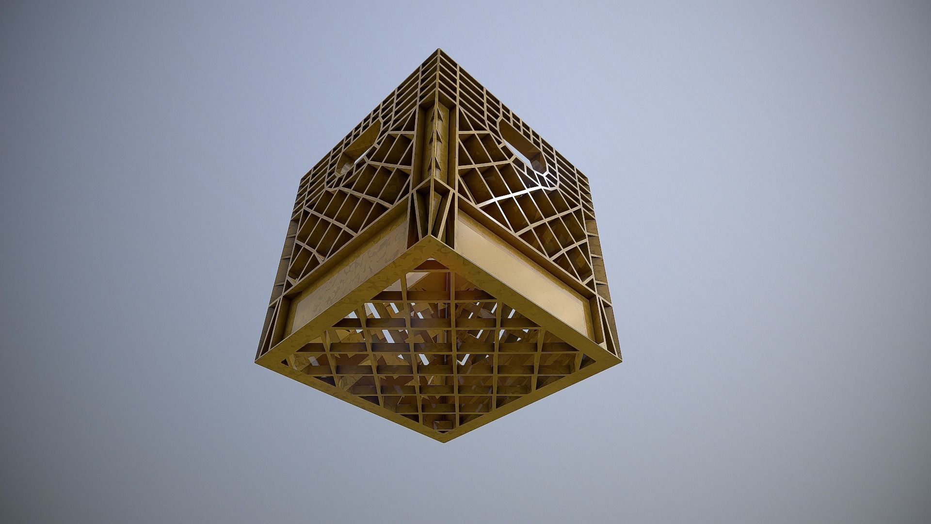 Milk Crate - 4K PBR Game Ready Low-poly 3D model_4