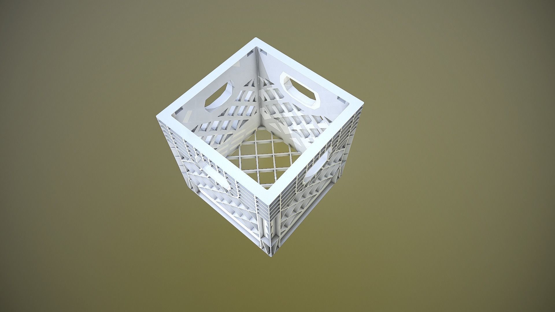 Milk Crate - 4K PBR Game Ready Low-poly 3D model_7