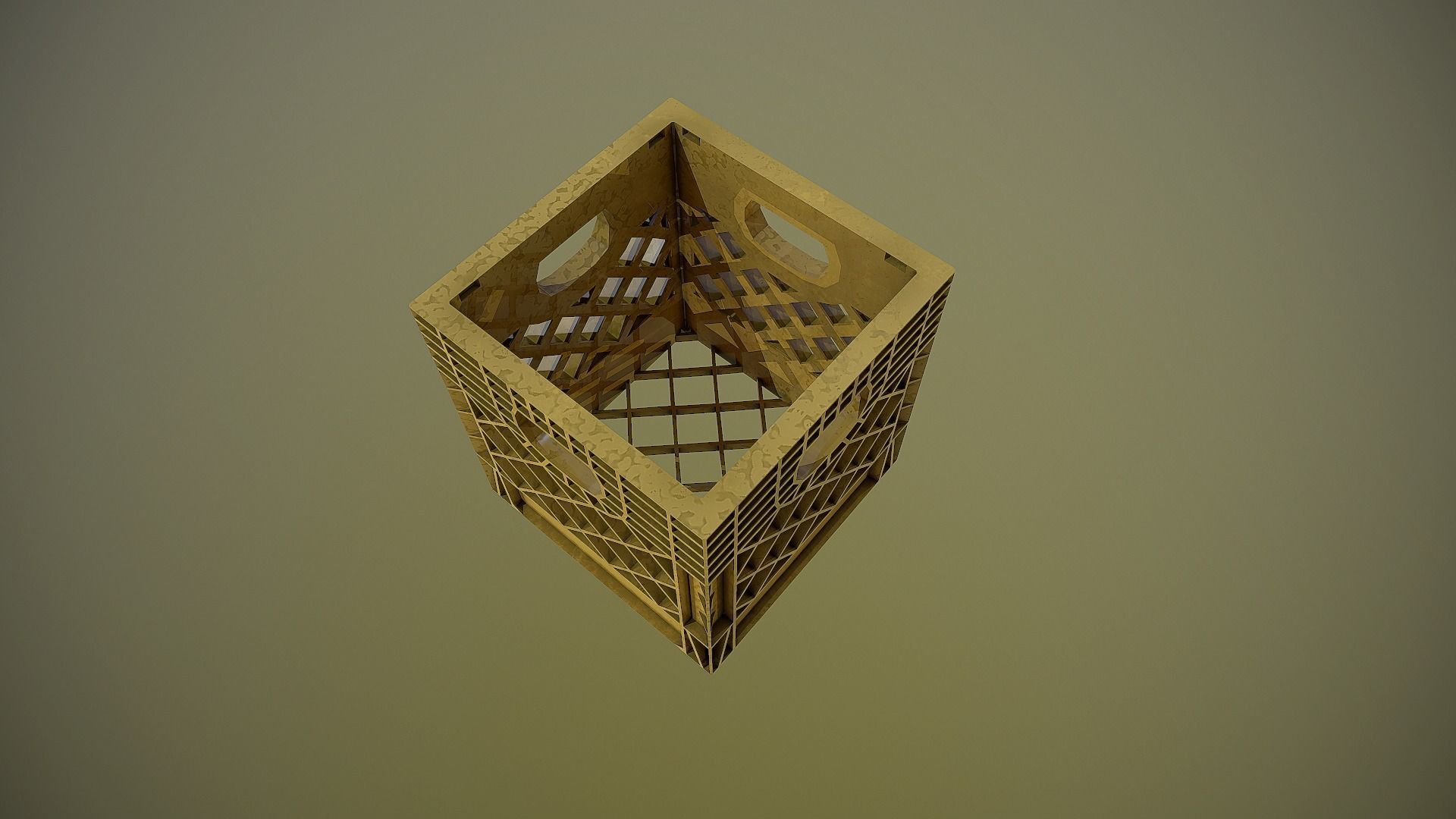 Milk Crate - 4K PBR Game Ready Low-poly 3D model_6