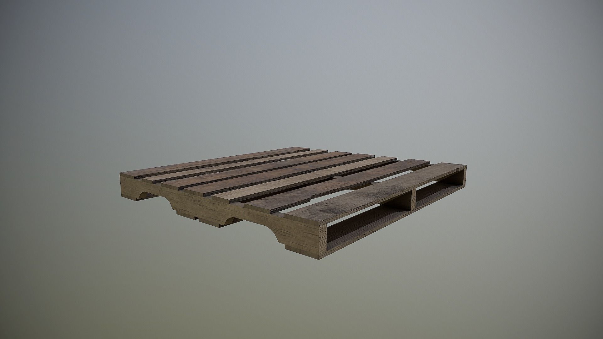 Pallet - 4K PBR Game Ready wooden Low-poly 3D model_8