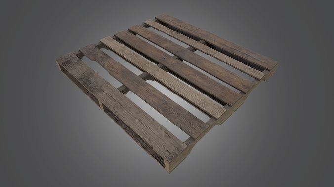 Pallet - 4K PBR Game Ready wooden Low-poly 3D model
