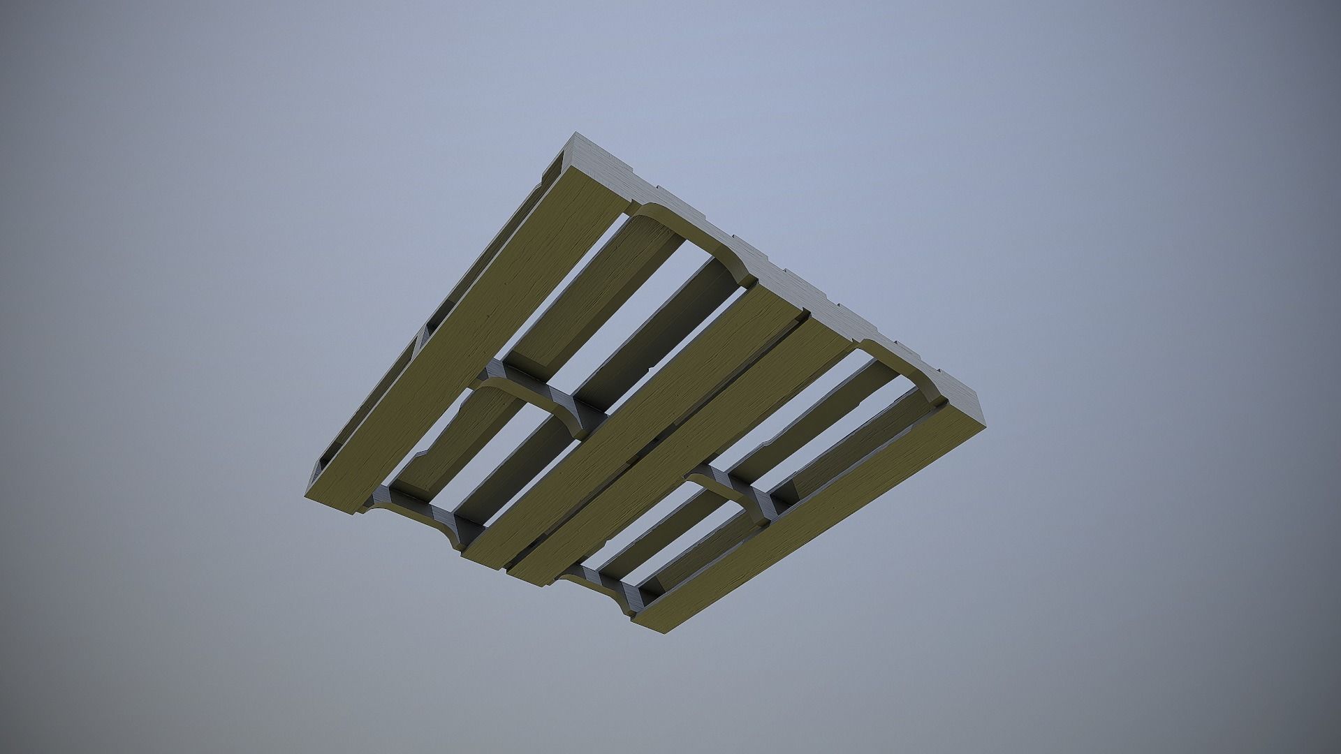 Pallet - 4K PBR Game Ready wooden Low-poly 3D model_6