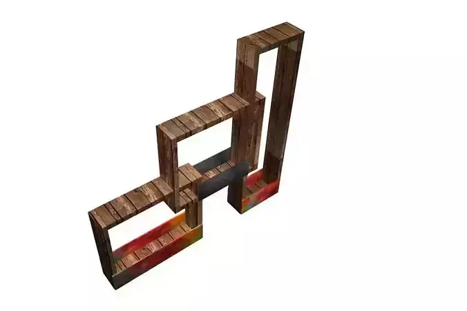 PALLET PLANTER BOX Free 3D model