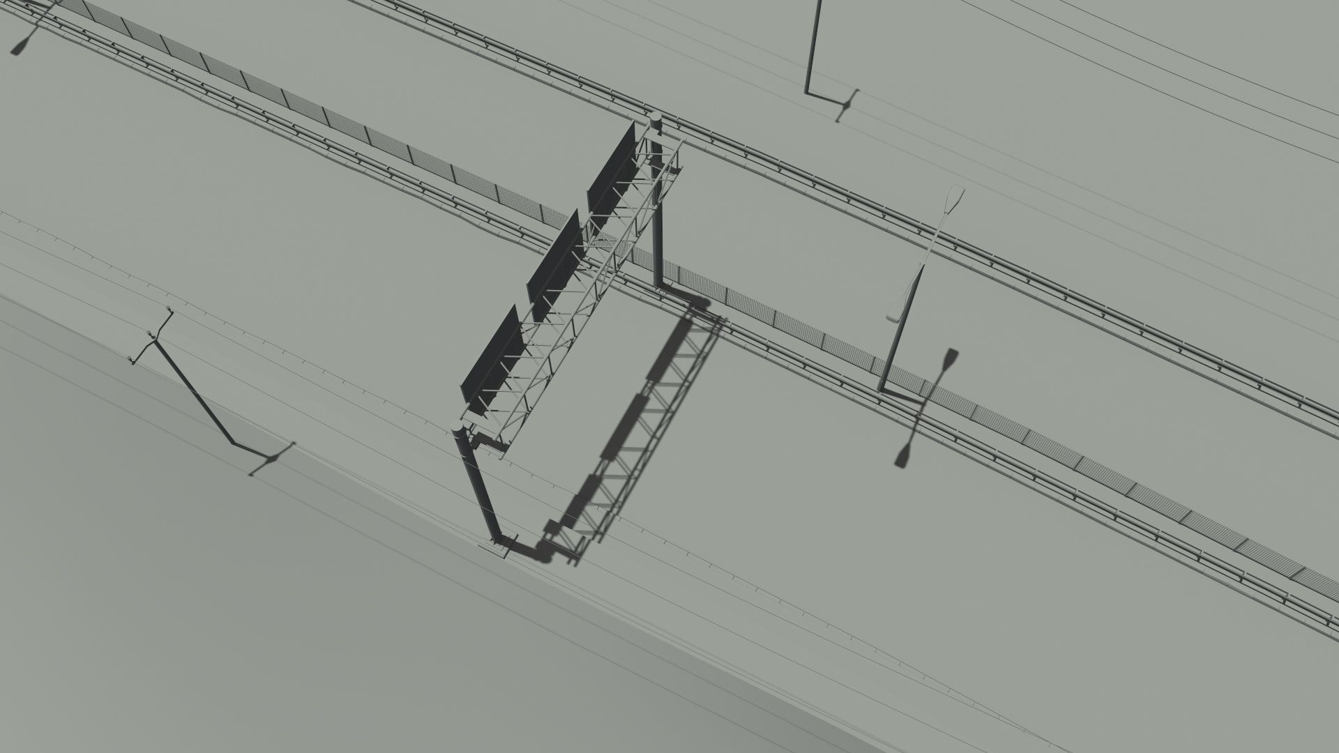 Longway highway at dusk 3D model_5