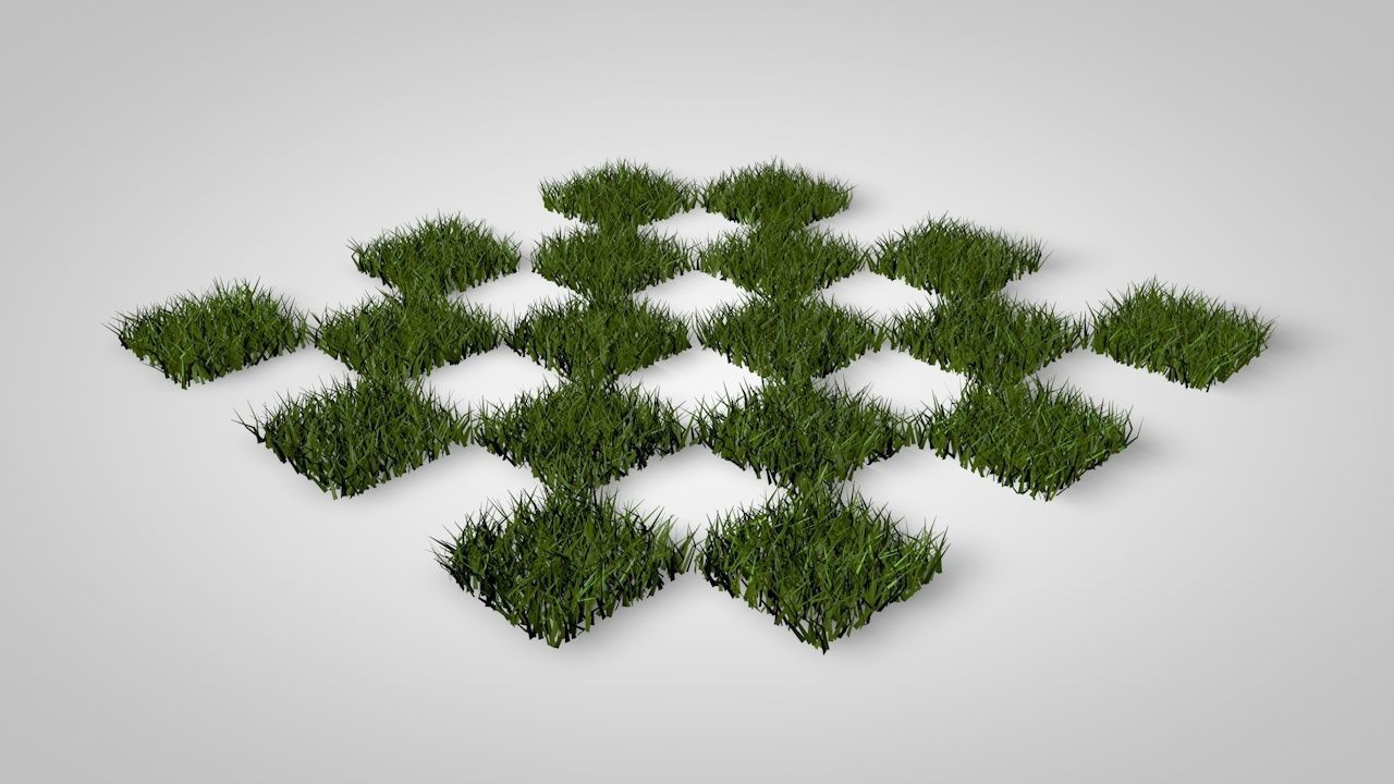 Grass Patterns 3D model_4