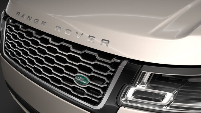 Range Rover Autobiography Hybrid LWB L405 2018 3D model