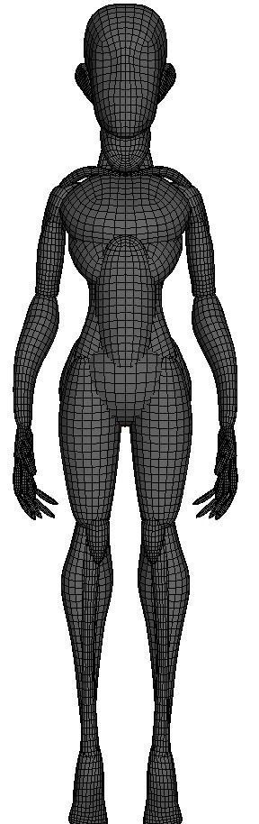 Anatomy Mannequin - Game Ready Low-poly 3D model_2