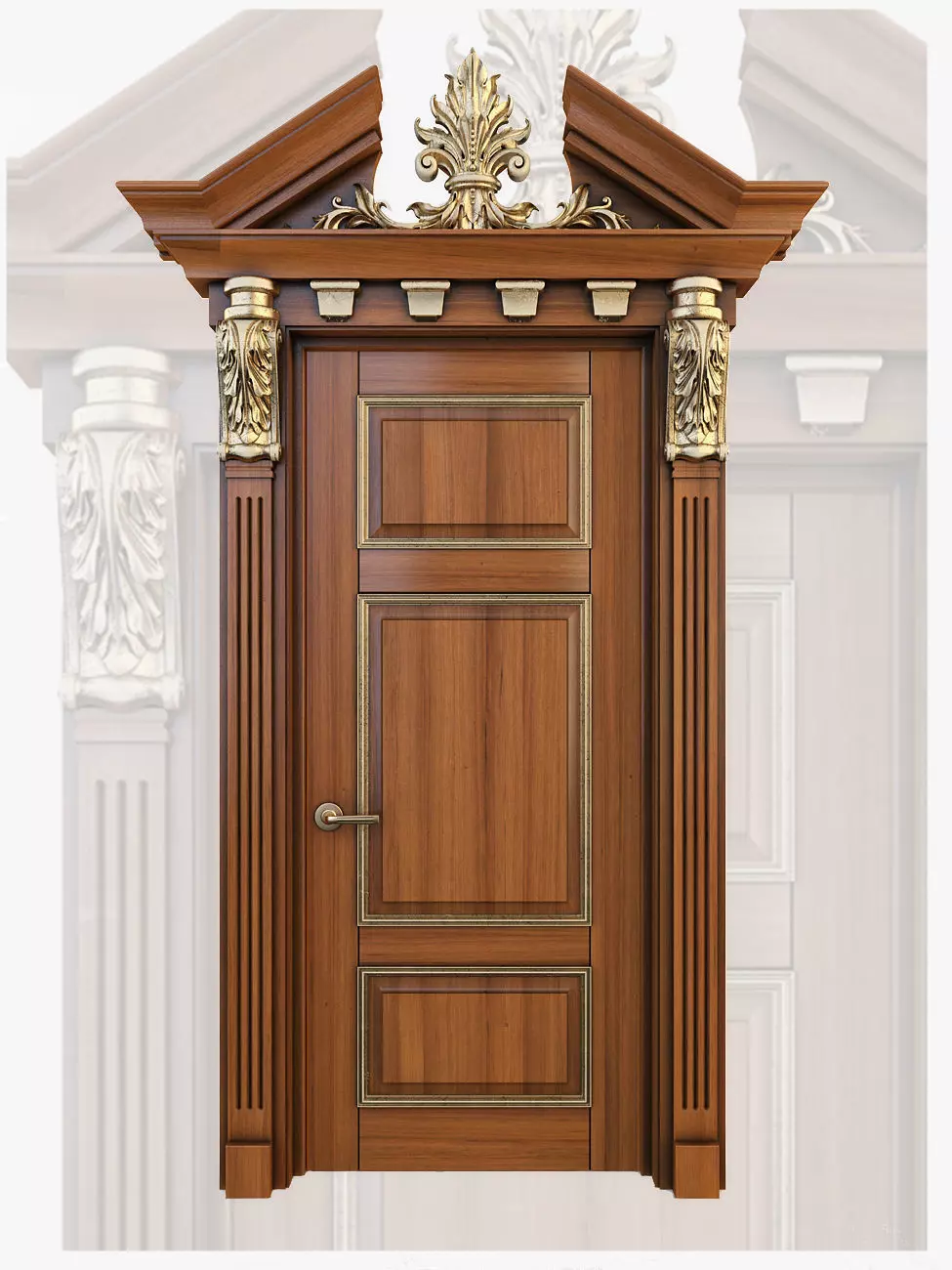 Door Classic 3D model_0