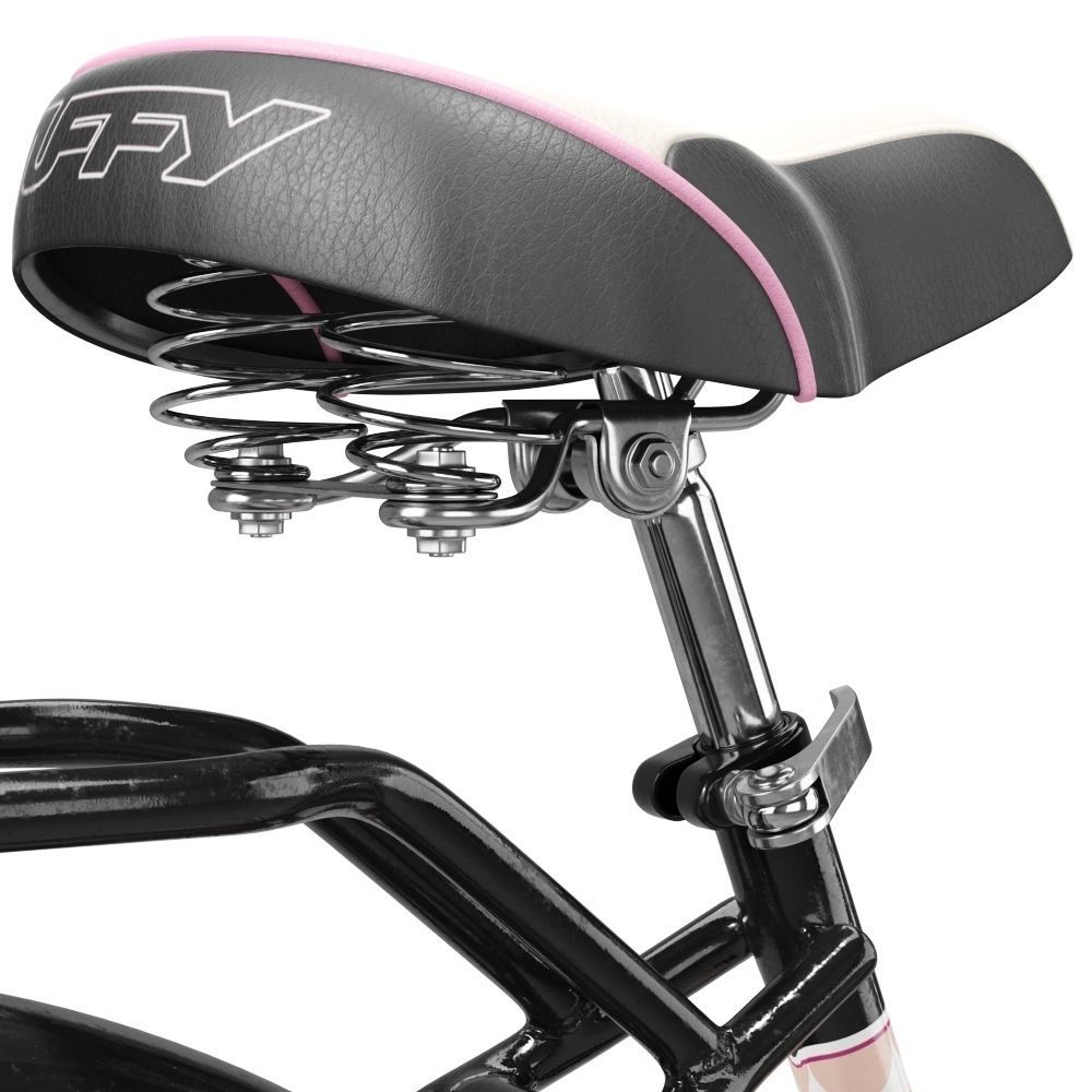 Womens Cruiser Bike with Basket 3D model_7