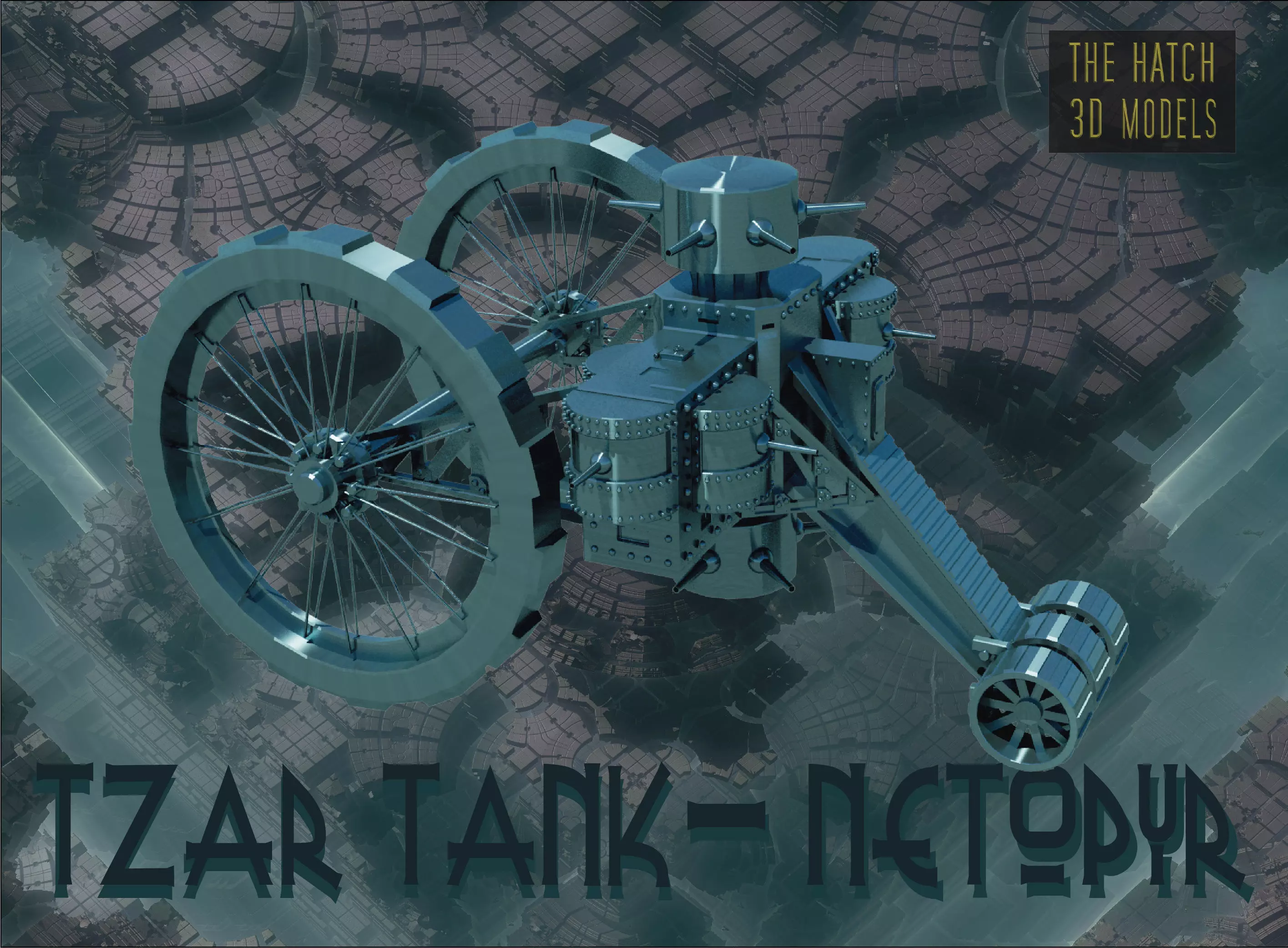 Tzar Tank 3D model_0