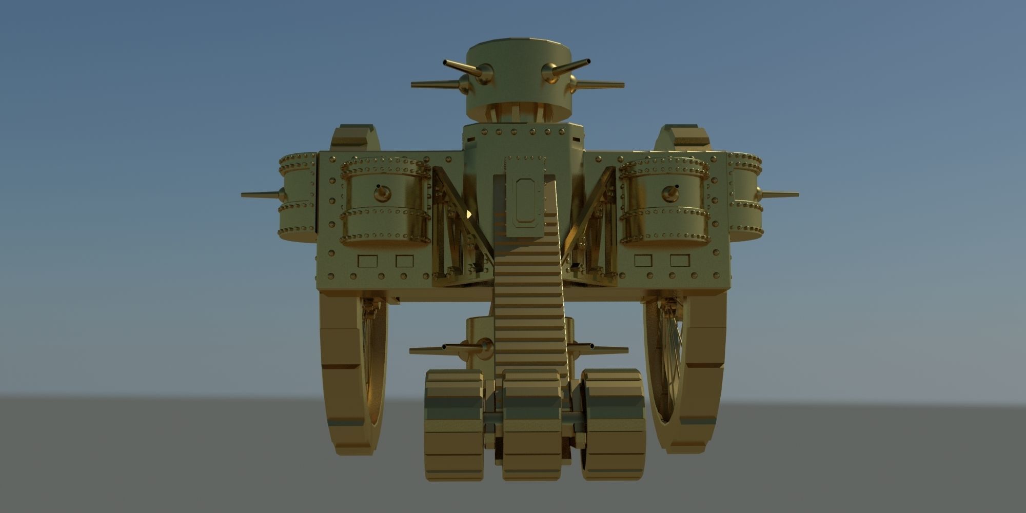Tzar Tank 3D model_3
