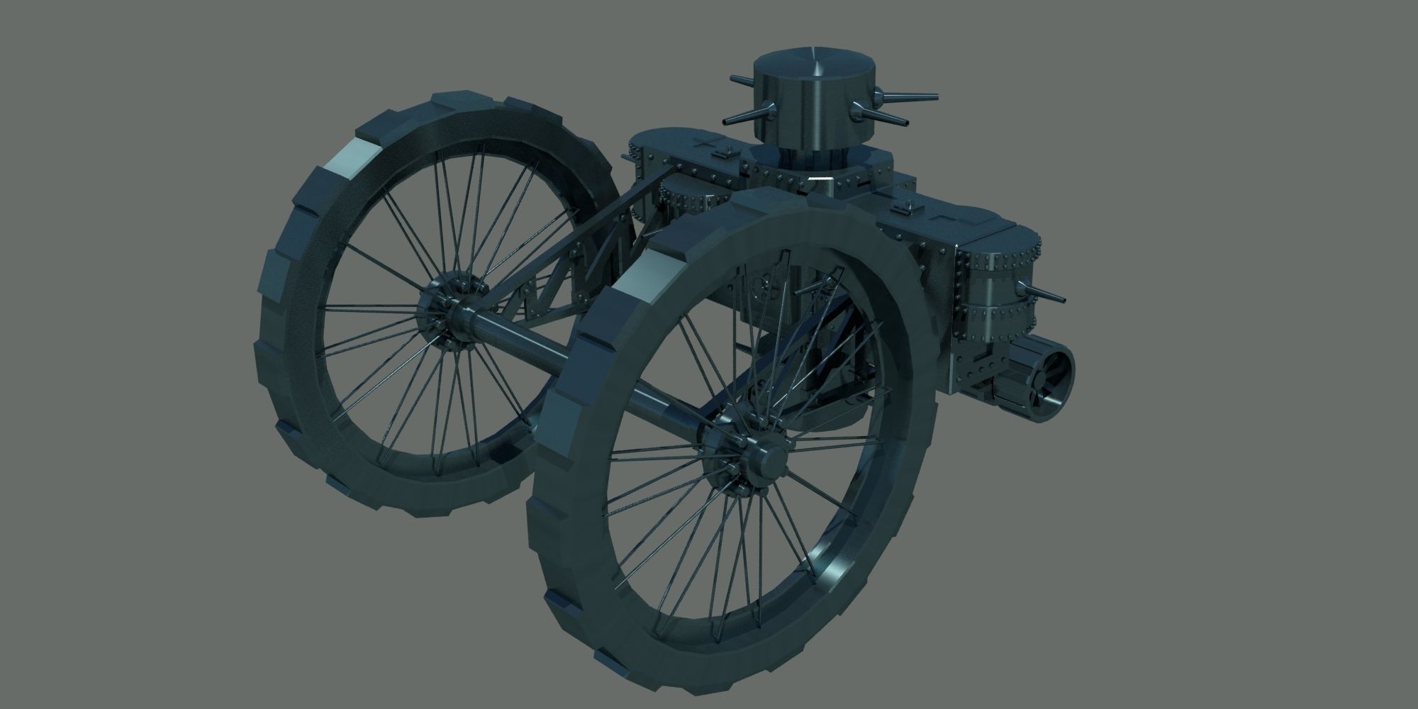 Tzar Tank 3D model_6