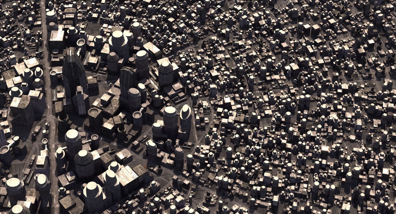 Space City 01 3D model_2