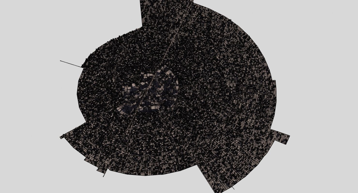 Space City 01 3D model_7