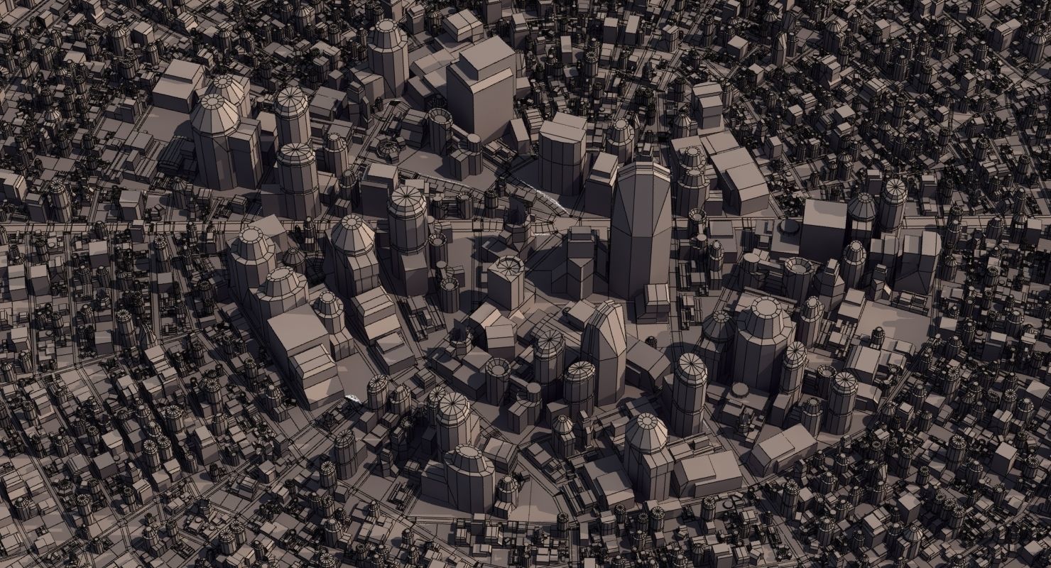 Space City 01 3D model_9