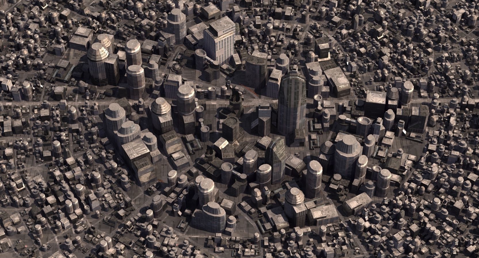 Space City 01 3D model_1