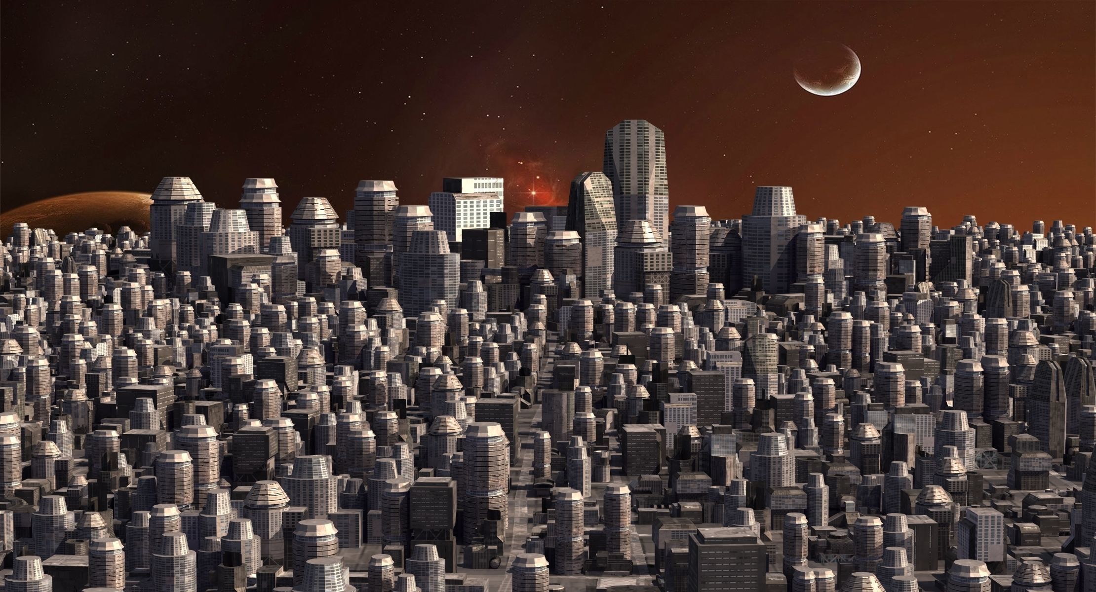 Space City 01 3D model_3