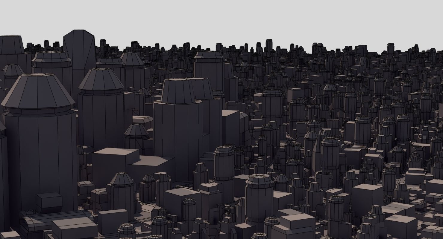 Space City 01 3D model_12