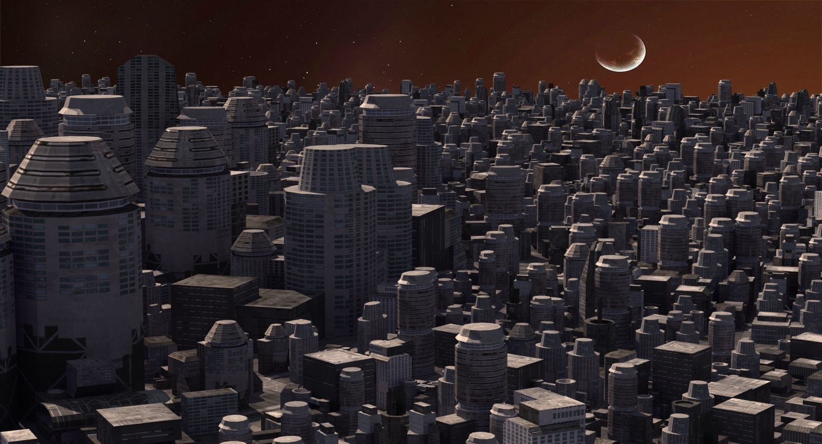 Space City 01 3D model_4