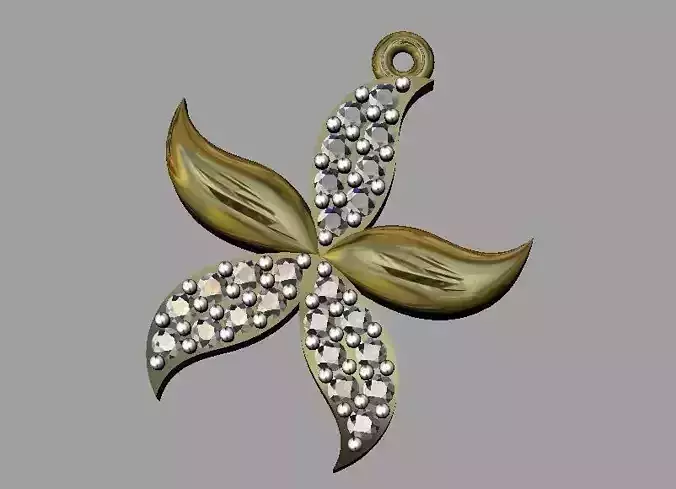 Starfish pendant Free 3D print model