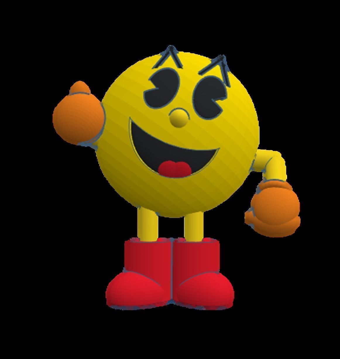 Pac Man 3D print model_3